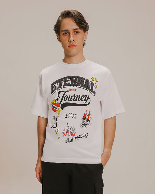 Playera Manga Corta Blanca